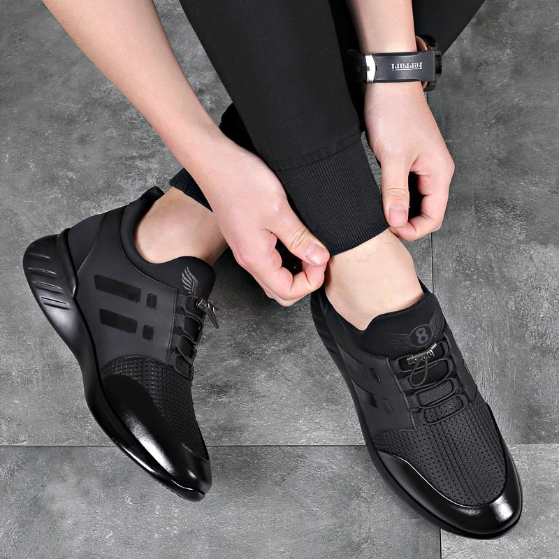 Scarpa Premium Orthopedica in Cuir Comoda